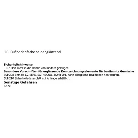 OBI Fußbodenfarbe RAL 7030 Steingrau Seidenglänzend 750 Ml 4 OBI Fußbodenfarbe RAL 7030 Steingrau Seidenglänzend 750 Ml – Bild 2