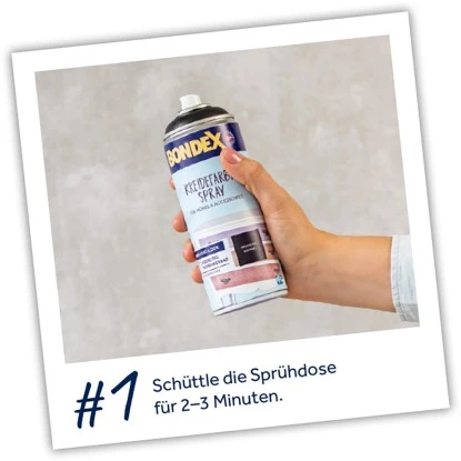 Bondex Kreidefarbe Spray Edles Anthrazit 0,4 L 7 Bondex Kreidefarbe Spray Edles Anthrazit 0,4 L – Bild 5