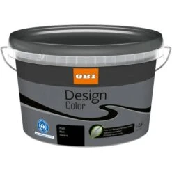 OBI Design Color Matt Graphit 1 L