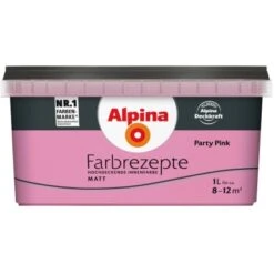 Alpina Farbrezepte Party Pink Matt 1 Liter