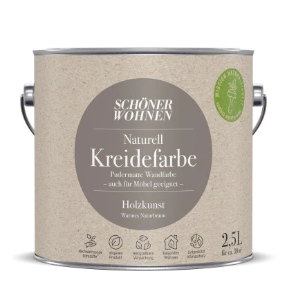 Schöner Wohnen Naturell Kreidefarbe Holzkunst 2,5 L 2 Schöner Wohnen Naturell Kreidefarbe Holzkunst 2,5 L