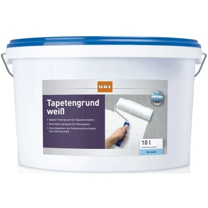 OBI Tapetengrund Weiß Matt 10 L 3 OBI Tapetengrund Weiß Matt 10 L