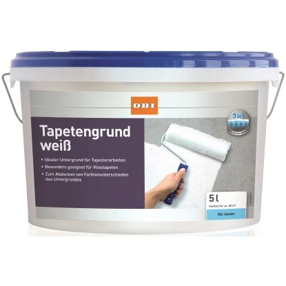 OBI Tapetengrund Weiß Matt 5 L 3 OBI Tapetengrund Weiß Matt 5 L