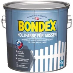 Bondex Holzfarbe Für Aussen Schwedenrot 2,5 L