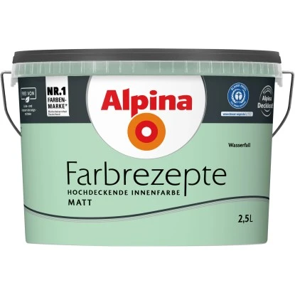 Alpina Farbrezepte Wasserfall Matt 2,5 Liter 3 Alpina Farbrezepte Wasserfall Matt 2,5 Liter