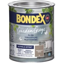 Hausfarben Rabatte 27 Bondex Garden Greys Öl Treibholz Grau 750 Ml