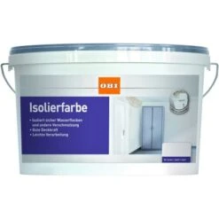 OBI Isolierfarbe Weiß Matt 1 L