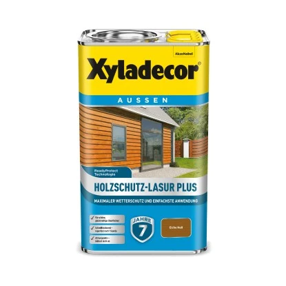 Xyladecor Holzschutz-lasur Plus Eiche-Hell 2,5 L 3 Xyladecor Holzschutz-lasur Plus Eiche-Hell 2,5 L