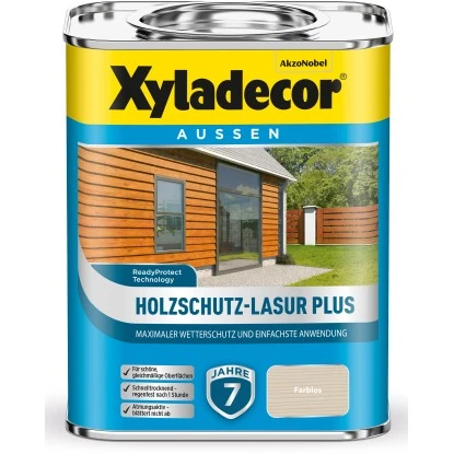 Xyladecor Holzschutz-Lasur Plus Farblos 0,75 L 3 Xyladecor Holzschutz-Lasur Plus Farblos 0,75 L