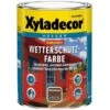 Xyladecor Consolan Wetterschutzfarbe Dunkelbraun Seidenglänzend 750 Ml -Hausfarben Rabatte XD CWF Dunkelbraun 0 75 L