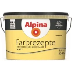 Alpina Farbrezepte Sonnenstrahl Matt 2,5 Liter