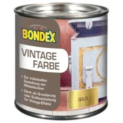 Bondex Vintage Farbe Gold 375 Ml