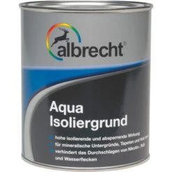 Albrecht Aqua Isoliergrund Weiß 750 Ml