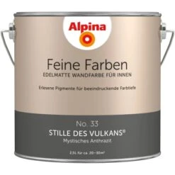 Alpina Feine Farben No. 33 Stille Des Vulkans® Edelmatt 2,5 Liter