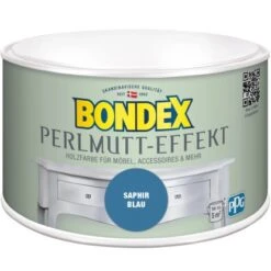 Bondex Perlmutt-Effekt Blau Seidenmatt 500 Ml