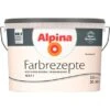 Alpina Farbrezepte Muschelweiß Matt 2,5 Liter -Hausfarben Rabatte pte Muschelwei matt 25 l 1