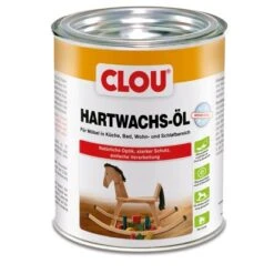 Clou Hartwachs-Öl Antibakteriell Transparent Seidenglänzend 750 Ml