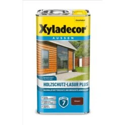 Xyladecor Holzschutz-Lasur Plus Mahagoni 4 L